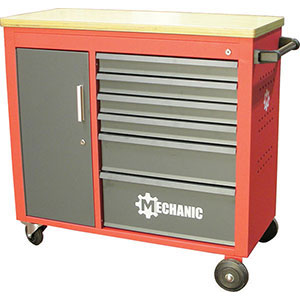 999GA - MOBILE WORK BENCHES AND TOOL TROLLEYS - Orig. Gedore red
